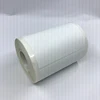 Factory die cut blank white 80 gsm roll adhesive sticker for Ribbon printer