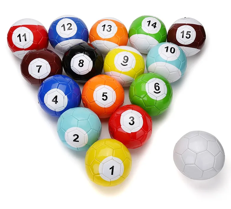 

1 set 16 pcs ActEarlier Snookball Snook Ball Snooker Street Soccer Ball Game Huge Billiards Pool Football Sport Toy Poolball 2#