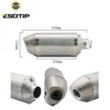 ZSDTRP Universal Motorcycle Modified Titanium Muffler Exhaust pipe silencer Fit for most motorcycle ATV Nice Sound