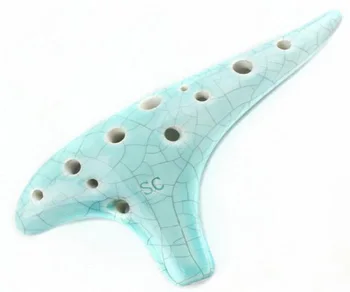 12 Holes Hand Make Zelda Ceramic Ocarina For Sale 12 Holes Hand Make Zelda Ceramic Ocarina For Sale