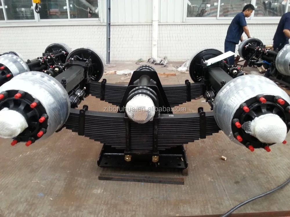 Trailer Bogie Semi Truck For 28ton Suspension Buy Single Point Bogie