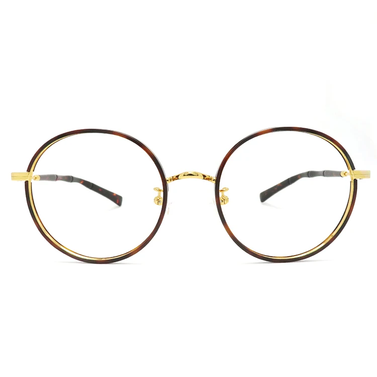 

Retro acetate frame round shape reading glasses acetate optical frame