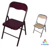 MDF Wooden Foldable Chair With Metal Legs for sale