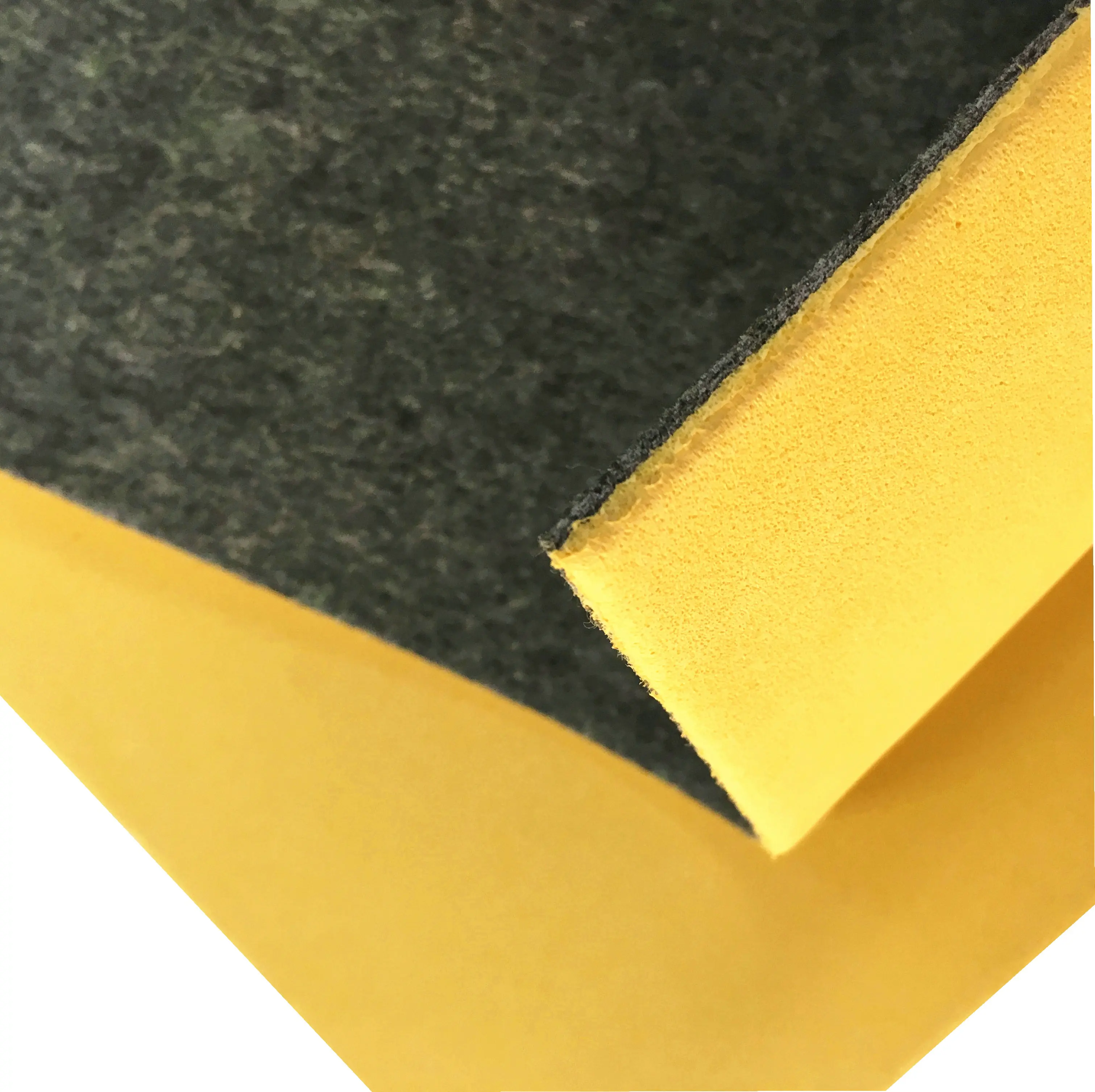 
China shoe material factory making non woven insole board with yellow EVA foam 