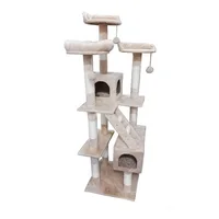 

Cozy Pet Deluxe Multi Level Cat Tree Scratcher Activity Centre Scratching Post Heavy Duty Sisal Cat Trees