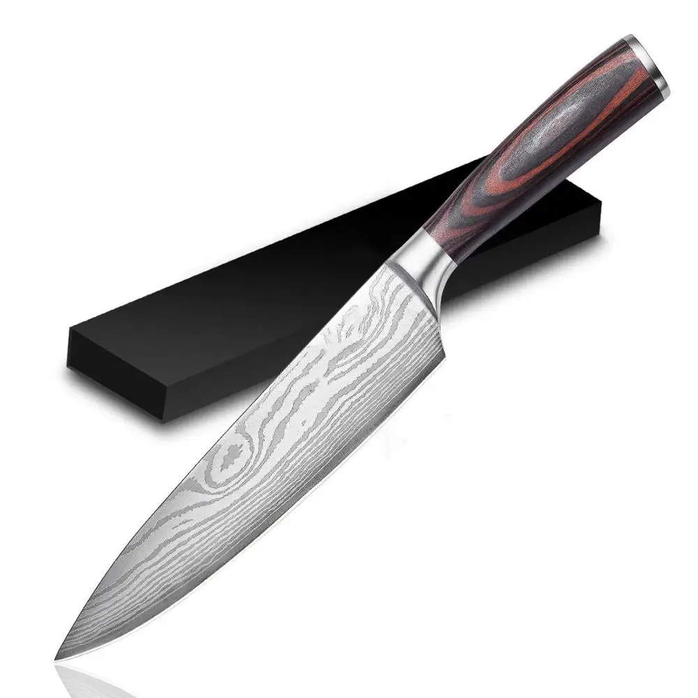 

Ebay de China knife pocket 8 inch Japanese grafting kichen knife with protector