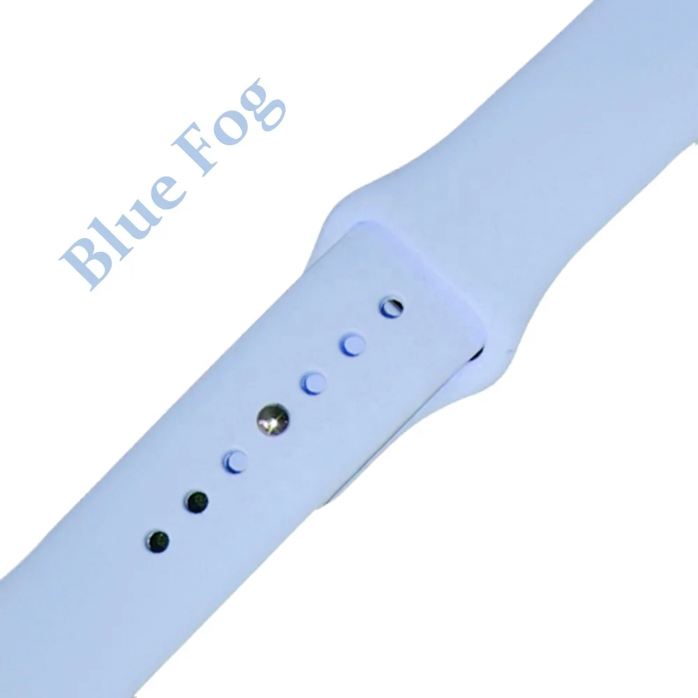 

IVANHOE Sport Band For Apple Watch Band, Silicone Strap Replacement Wristband for iWatch Band Series 4/3/2/1 Durable Colorful, Multi-color optional or customized