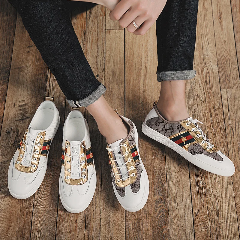 2019 New Arrived Little Bee Fashion Low sneakers Male casual shoes Comfortable Breathable Runner shoes  size 36-47