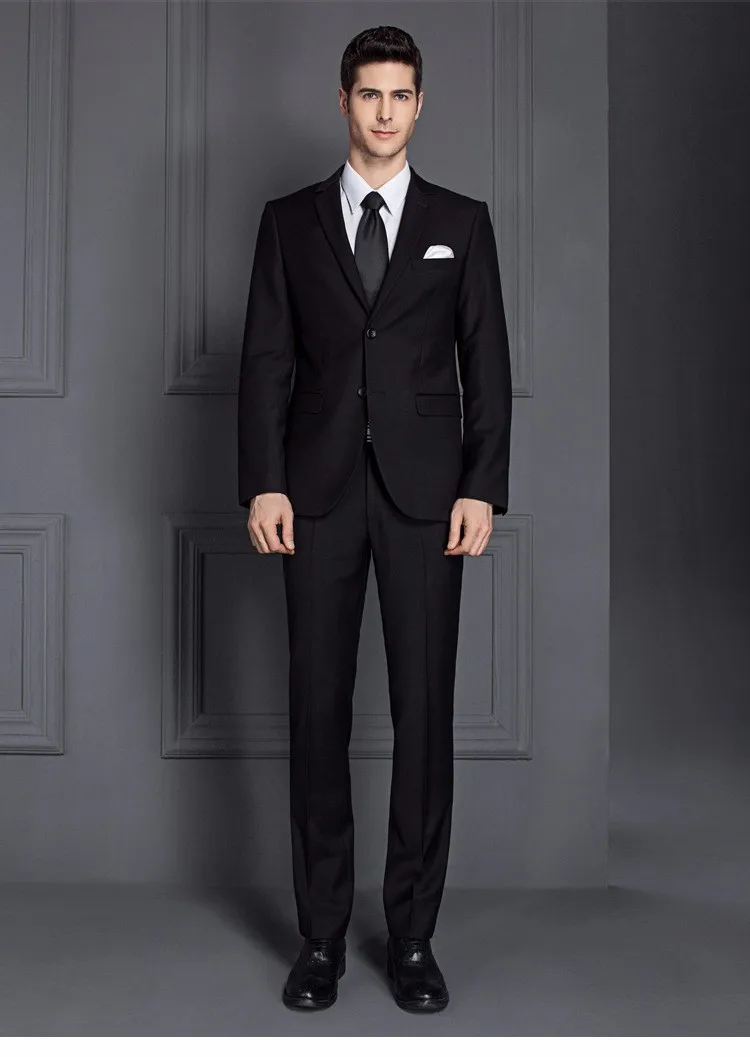 Serge Groom Wedding Formal Black Latest Design Coat Pant Men Suit Buy