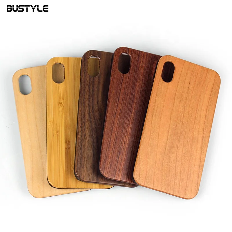 

Bustyle High Quality PC Bamboo 100% real Wood Phone Case For iPhone X XS Max Bamboo Case for iPhone 7 8 plus