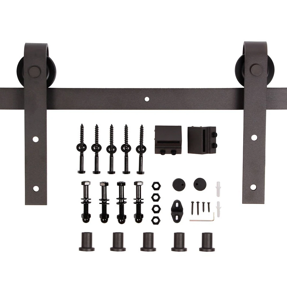 Bronze Steel Sliding Barn Door Hardware Kit Buy Sliding Barn Door