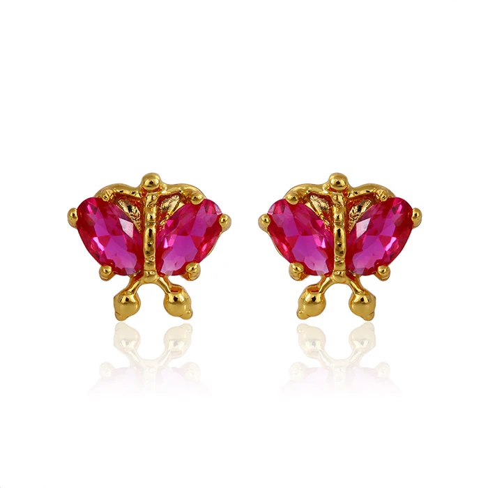 

23707 xuping stone jewelry elegant crystal stud earring