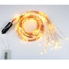 8 Mode Waterfall Fairy Lights 15/20/30 Strands Bunch String lights Plug in Firefly Garland for Wedding Plants Tree Party Decorat