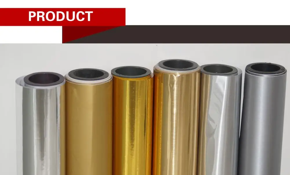 PET glossy silver