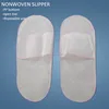 disposable nonwoven hotel slippers open toe