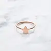 Inspire jewelry Minimalist star charm simple ring designs for daily wear engraved name logo stacking rings wholesale custom moon