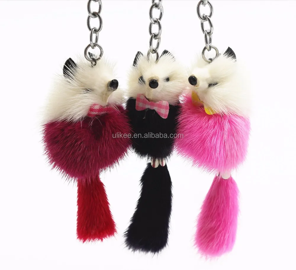 fluffy key holders