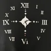 Preciser 3D DIY roman numeral decorative giant big acrylic large size hot sell mirror wall clock
