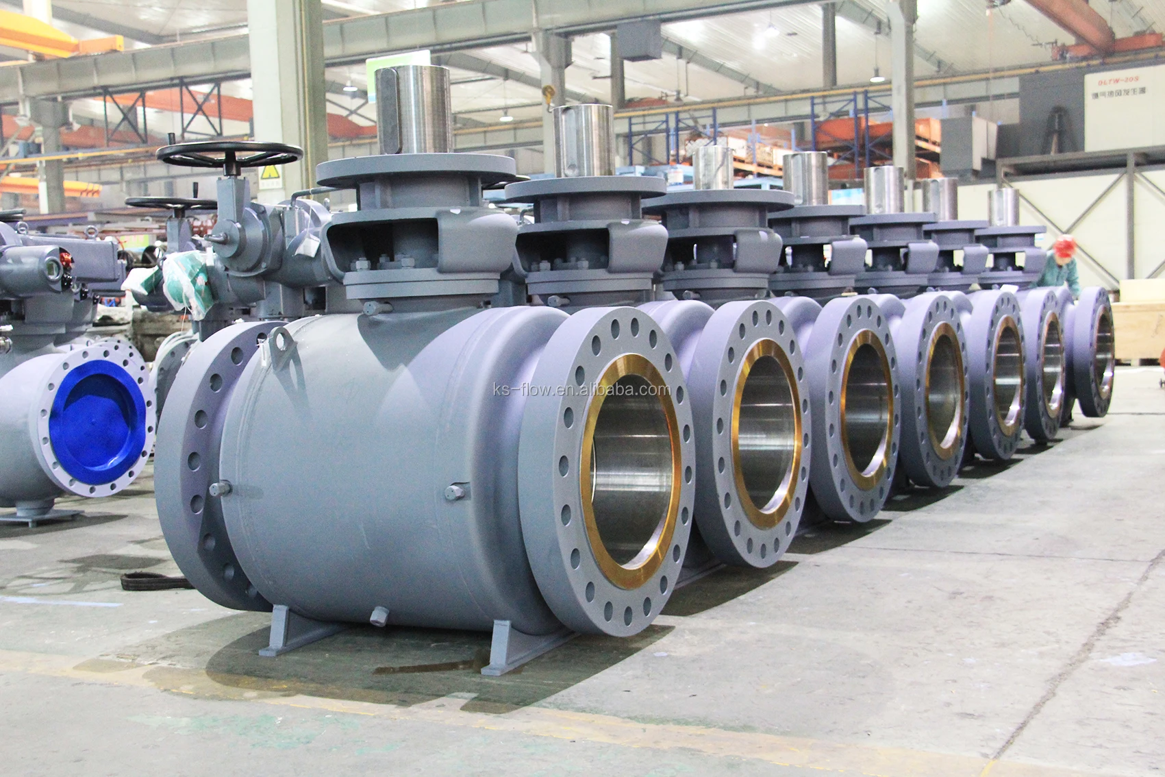 Steel Trunnion Mounted Full Welded Stainless Steel Ball Valve