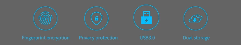Hot sale Privacy protection fingerprint USB fingerptint U disk 32gb flash drive usb 3.0 for office - ANKUX.COM