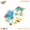 Creative DIY plastic 3d puzzle toy with screwdriver