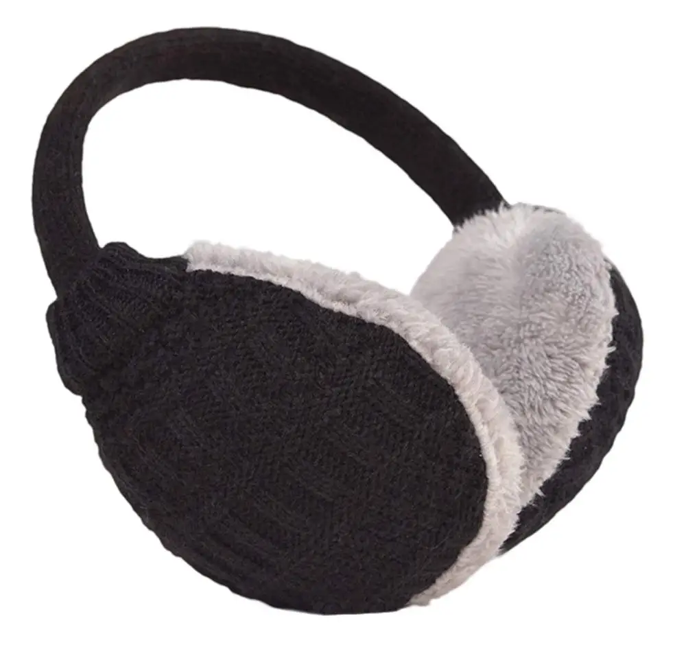 Be Cool Alpaca Black White Quote Winter Earmuff Ear Warmer Faux Fur Foldable Plush Outdoor Gift