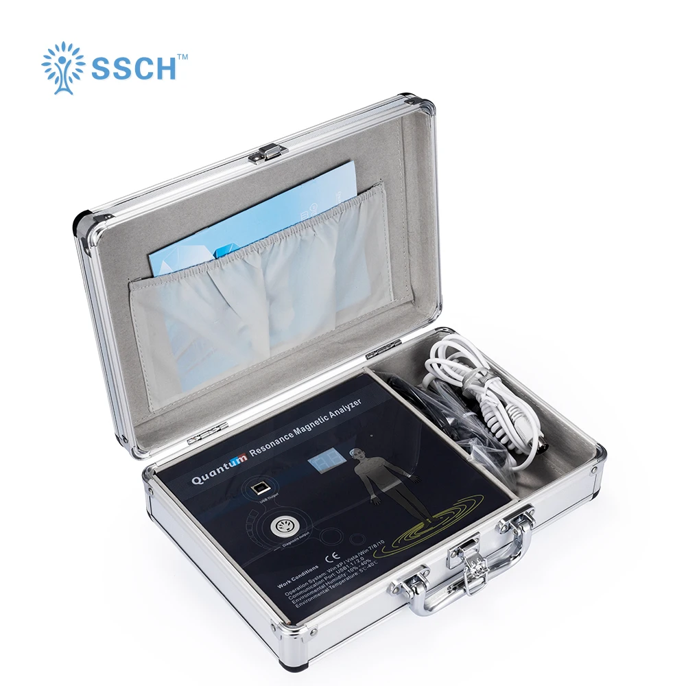 

Full Body Health Medium Quantum Resonance Magnetic Analyzer With Spanish Germany Russian Software, Violet