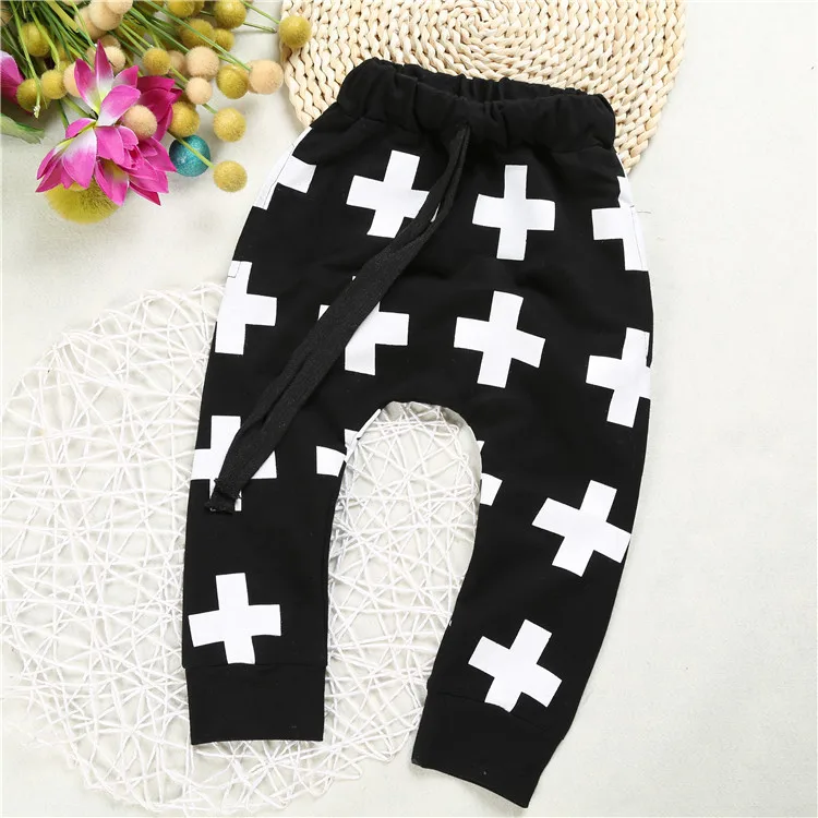 wholesale newborn baby clothes Boy new infant baby harem pants, Checked