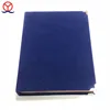 A4 Size Rectangular Large Book Shaped handmade wholesale blue colored custom velvet invitation box