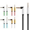 3.5mm Male to M Aux Cable Cord L-Shaped Right Angle Car Audio Speaker Headphone Jack 3FT