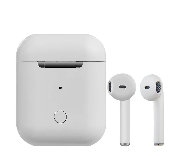 

2019 Hot sale mini wireless BT headset with charging binaural mini hot sports headphones, White