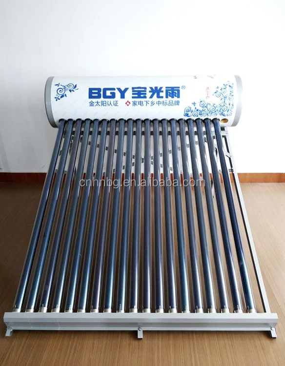

Domestic (stainless steel) high efficiency non pressure solar water heaters