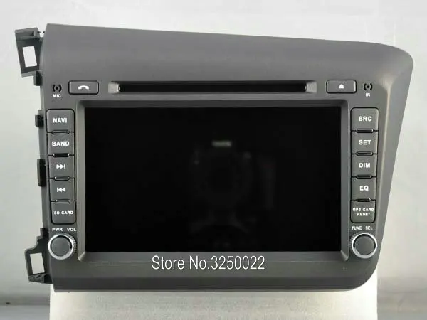 Flash Deal Android 9.0 Car Dvd Navi Player FOR HONDA CIVIC 2012 audio multimedia auto stereo support DVR WIFI DAB all in one 18