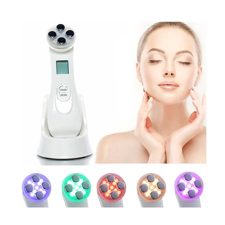 

Mini Portable Handheld LED EMS Electroporation Beauty Skin Care Device Facial Lifting Wrinkles Remove Technology, White