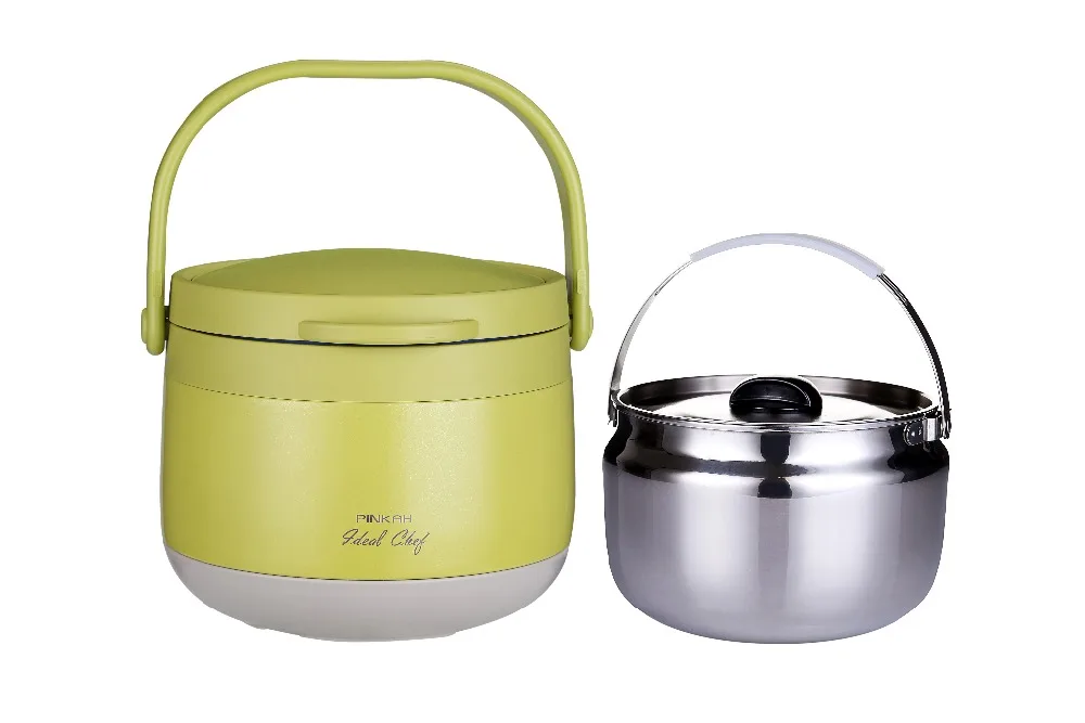 
Pinkah custom logo vacuum insulation magic thermal cooker stainless steel cooking pot 