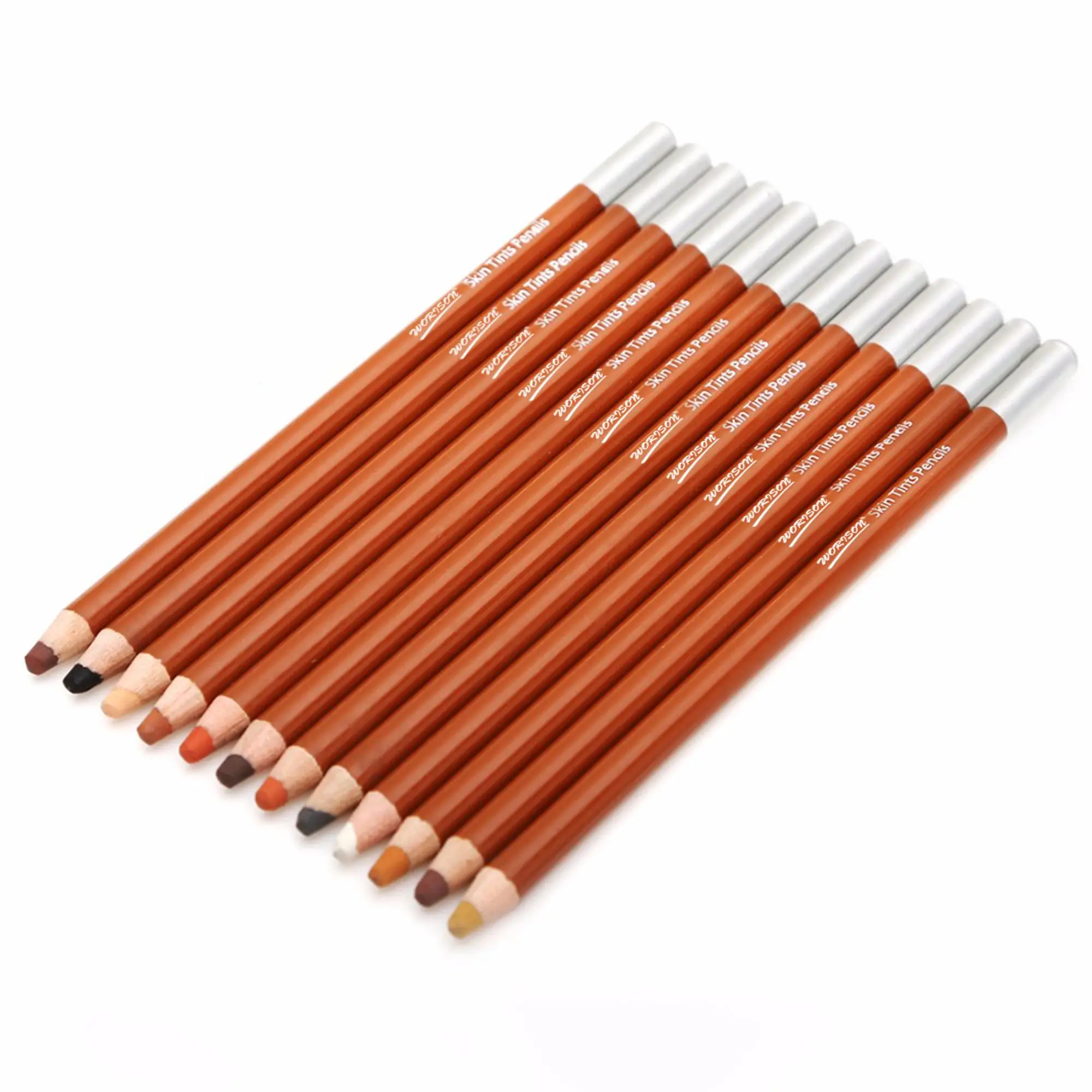 12pcs colored pencils artist student sketch soft oil pastel