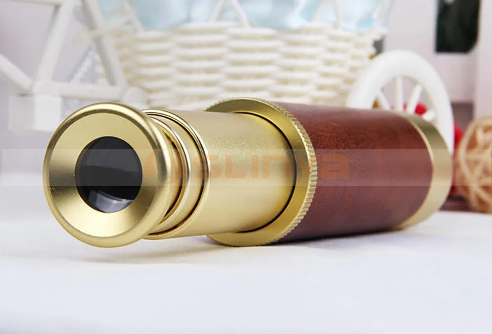 25x30mm Gold Color Telescope Scalable Pocket Monocular Telescope Buy