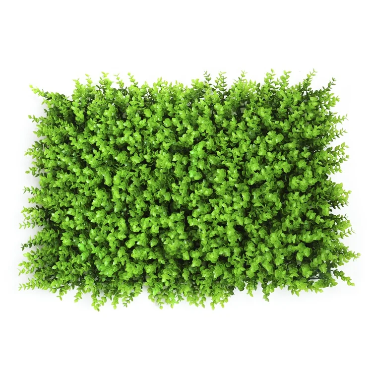 

Simulation plant wall artificial plastic eucalyptus lawn, Yellow