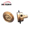 Glycerine or silicon oil filled front flange stainless steel case NPT or BSP bakc or bottom connect pressure gauge