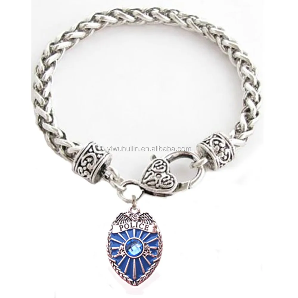

Fashion Product People Pendants Policemen Badge The Eagle Sapphire Pendant Bracelets