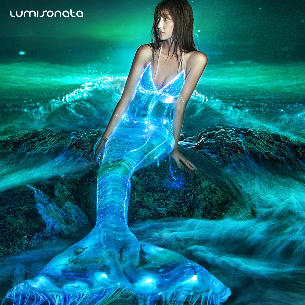 mermaid with light up tail