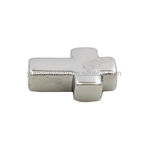 

Stainless Steel Small Hole Cross Bead For Bracelet