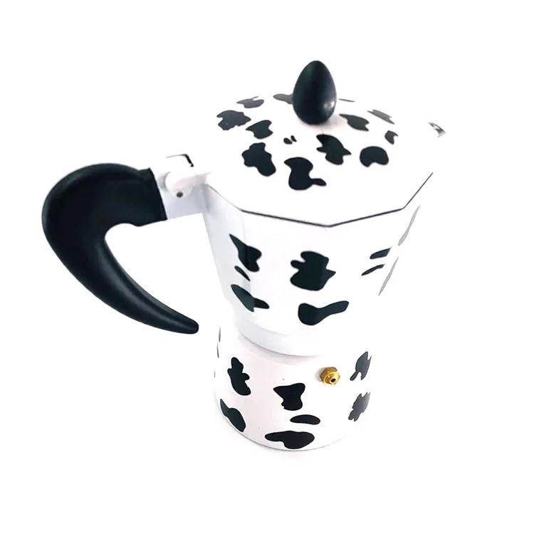 Moka 6-taza De Diseño De La Vaca Estufa Cafetera - Buy Cafetera Moka De 6  Tazas Con Diseño De Vaca Product on Alibaba.com