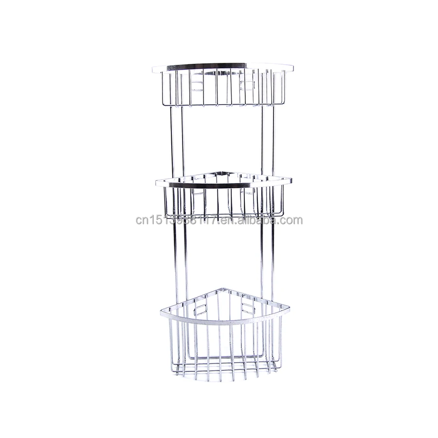 3 Tier Corner Shower Caddy With Suction Cup Bathroom Storage Organizer Metal Wire Bath Racks Basket Product On Alibaba 3 Tier Corner Shower Caddy With Suction