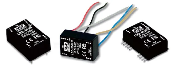 Meanwell LDD-1000HS 9~56V Input SMD Style Constant Current DC-DC LED Driver 1000mA