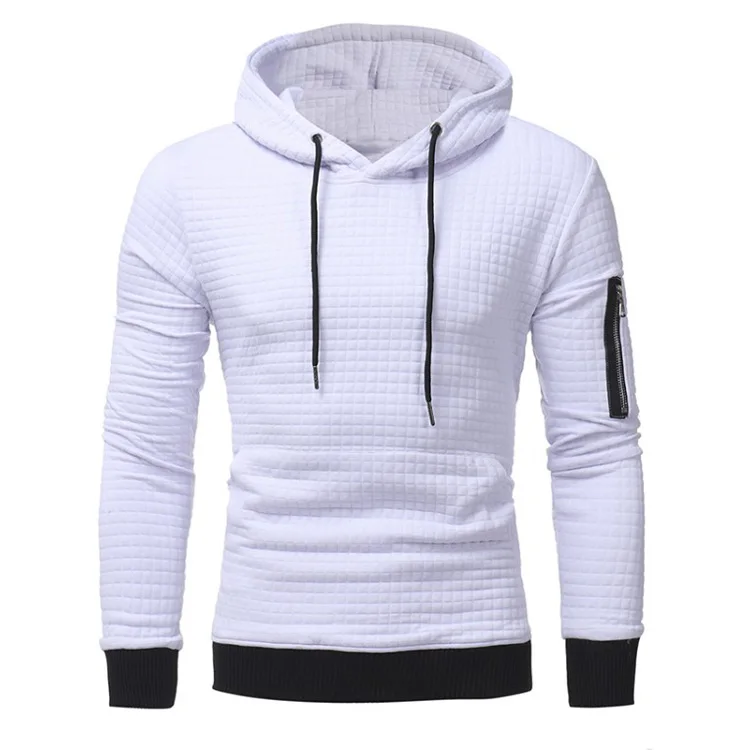

Hot sale cheap high quality men blank zip hoodies, Solid color