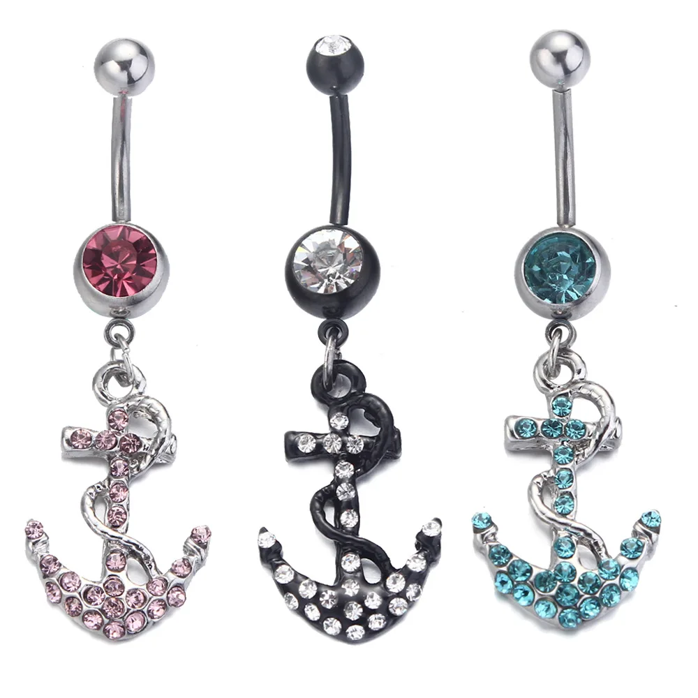Stainless Steel Hanging Nickel Free Belly Button Rings Buy Hanging