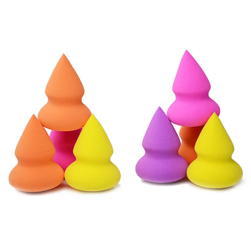 

New Arrival Custom Shape Private Label Blender Sponge Powder Smooth Puff Makeup Sponge, As pics