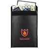 Non-Itchy Fireproof Money & Document Bag Fire Water Resistant Cash & Envelope Holder Documents Money Jewelry for Protection