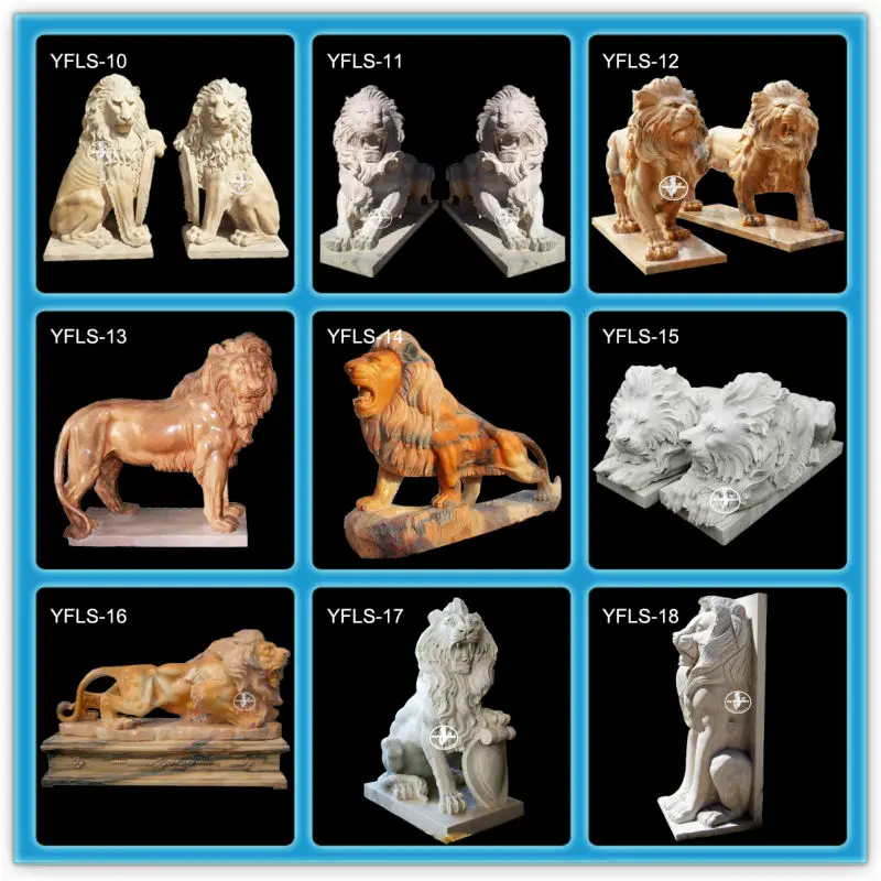 marble lion statue 2